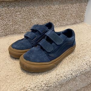 Boys Velcro Vans Sneakers